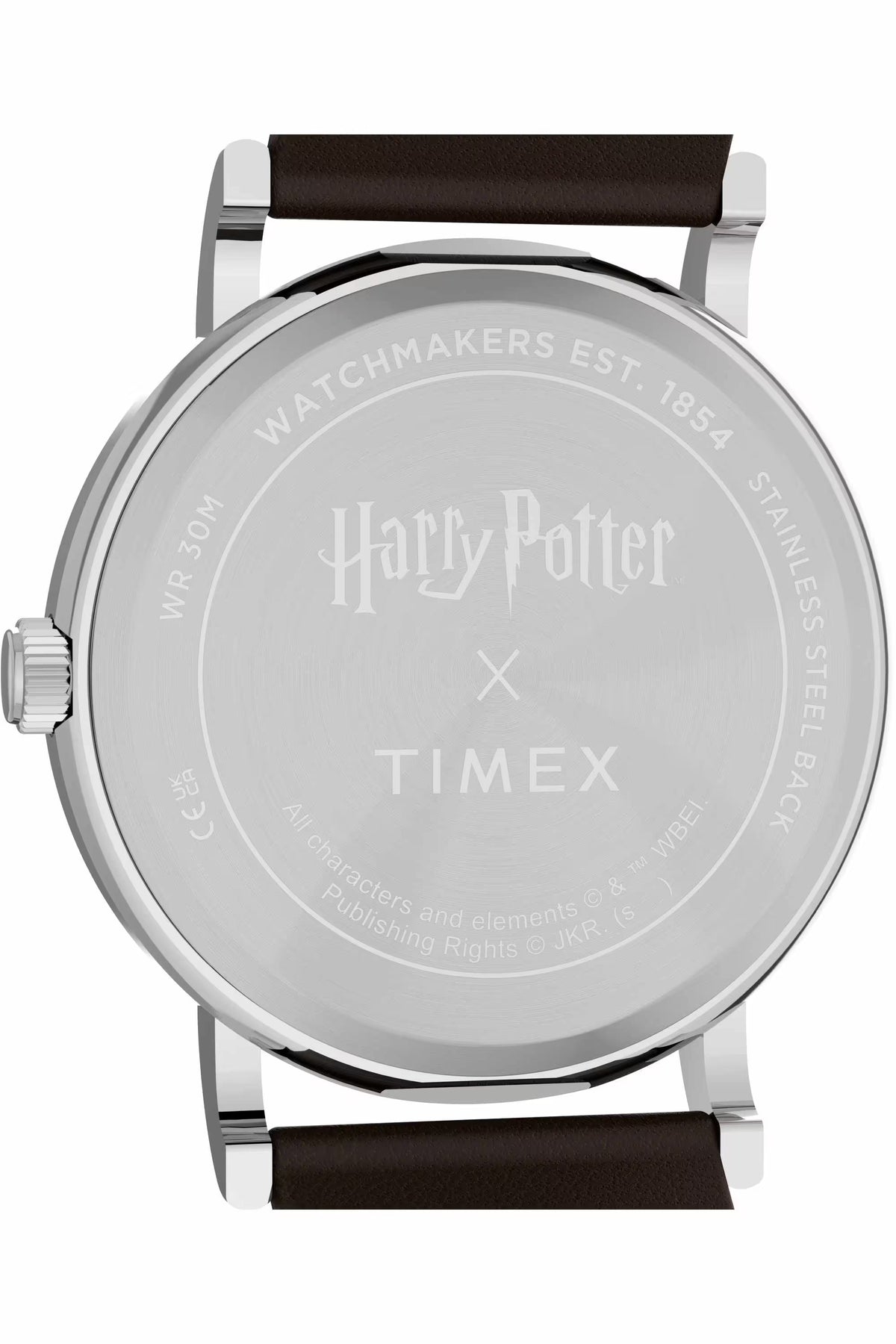 Harry Potter Silver Dial Leather Analogue Watch For Men.