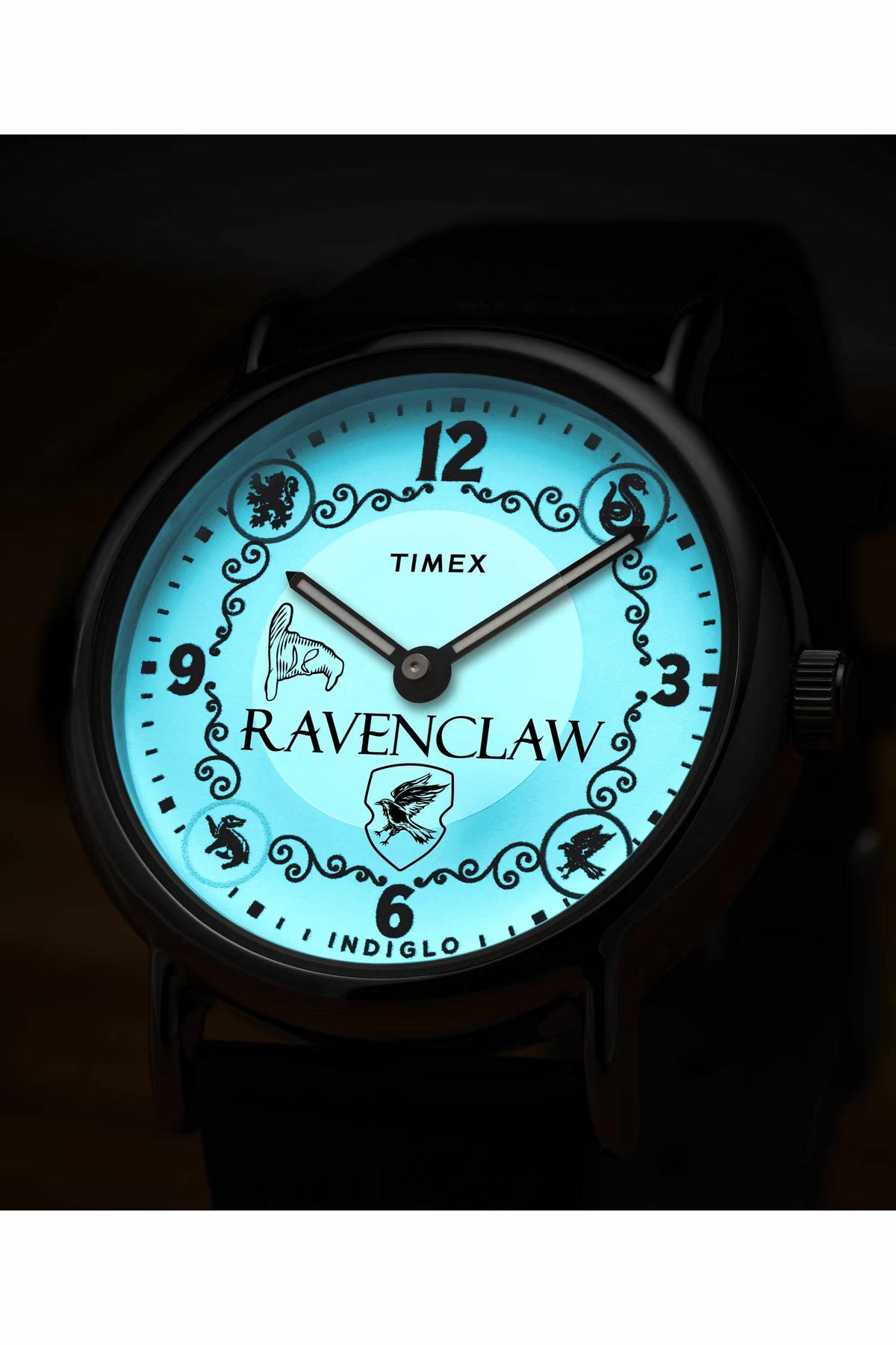 Harry Potter Silver Dial Leather Analogue Watch For Men.