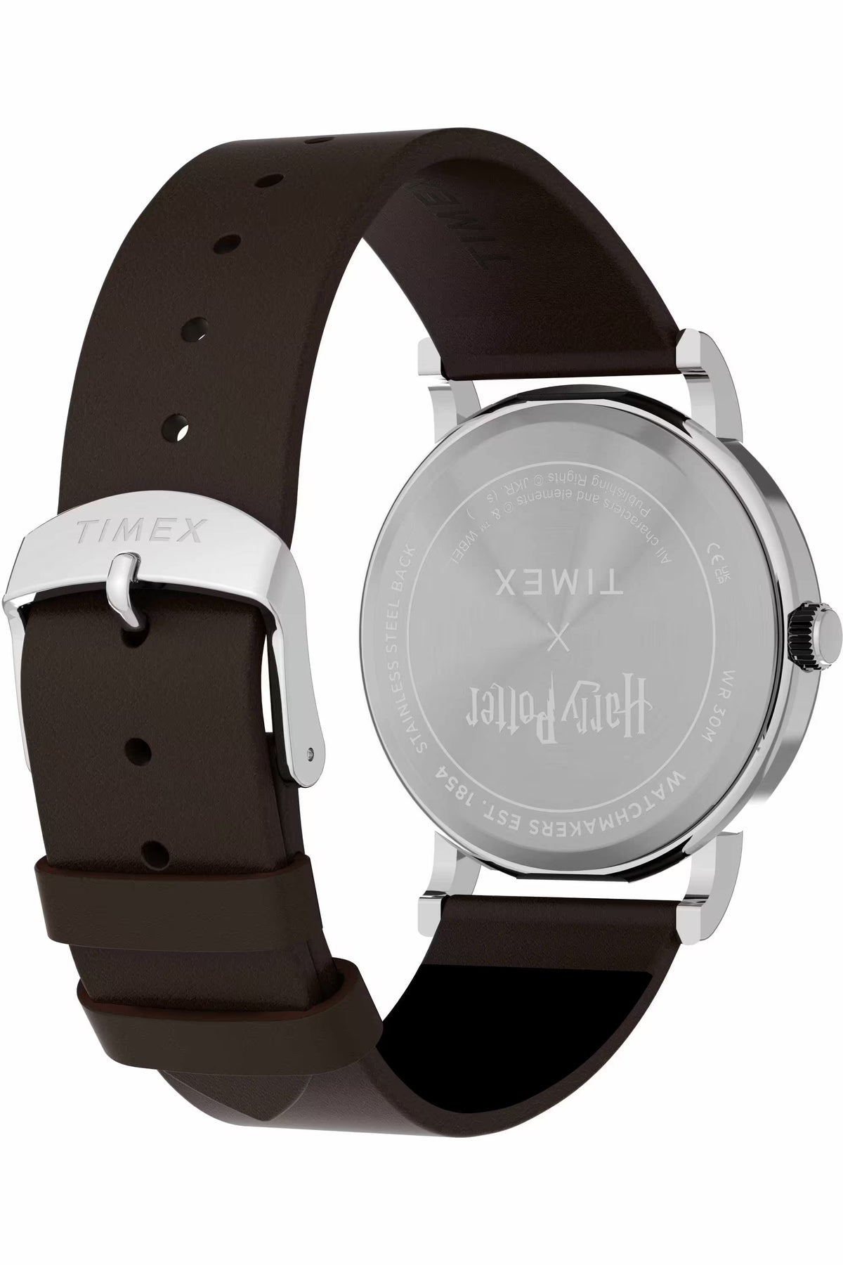 Harry Potter Silver Dial Leather Analogue Watch For Men.